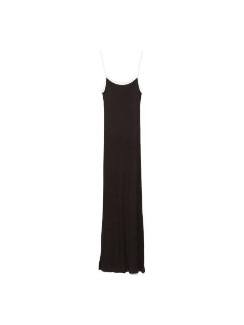 ribbed midi dress