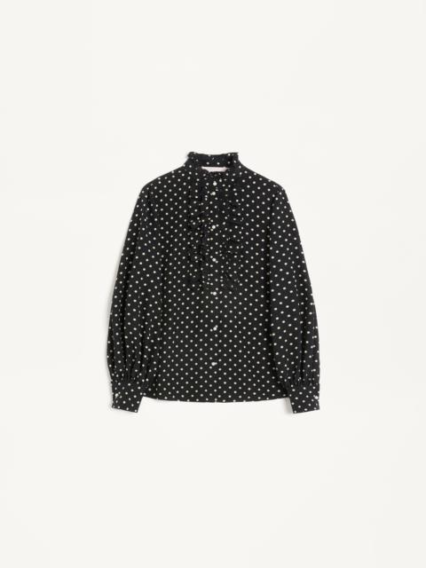 CREPE DE CHINE SHIRT WITH PLUSDEPOIS PRINT
