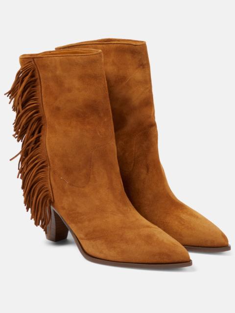 AQUAZZURA Marfa 70mm 스웨드 부츠