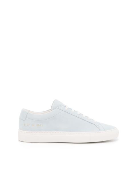 Contrast Achilles suede sneakers