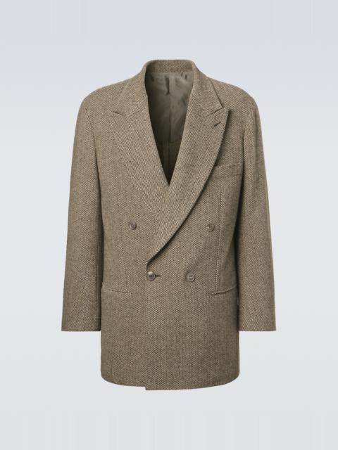 GIORGIO ARMANI Archivio cotton and wool-blend blazer
