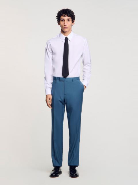 Sandro WOOL SUIT TROUSERS