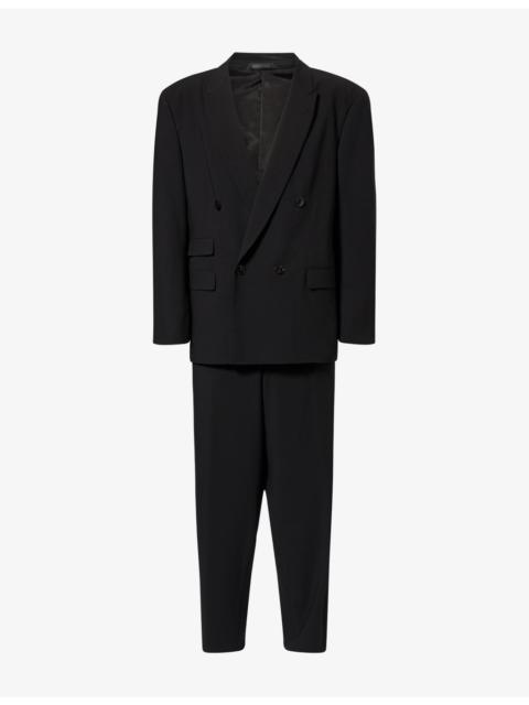 GIORGIO ARMANI Single-Breasted Peak-Lapel Virgin-Wool Suit