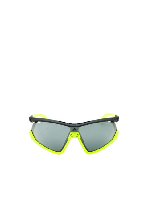 adidas wraparound-frame sunglasses