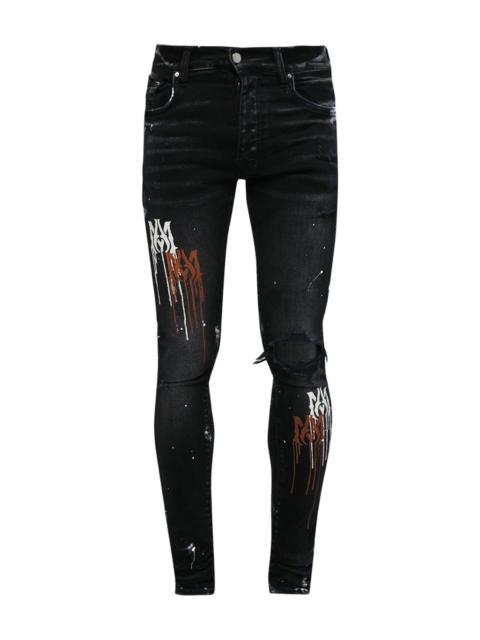 AMIRI Classic Stencil Jean Aged Black