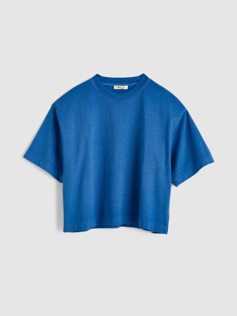 Madewell The Boxy Crop Tee in Allday Jersey
