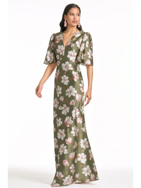 SACHIN & BABI MAE GOWN - MOSS MAGNOLIA