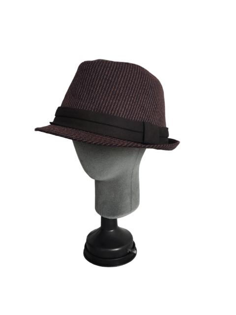 Other Designers 21 MEN Textured Pattern Fedora Trilby Hat