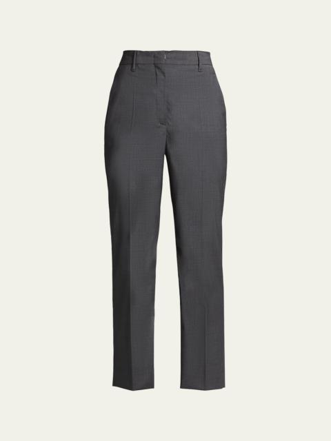 Prada Cropped Wool Trousers