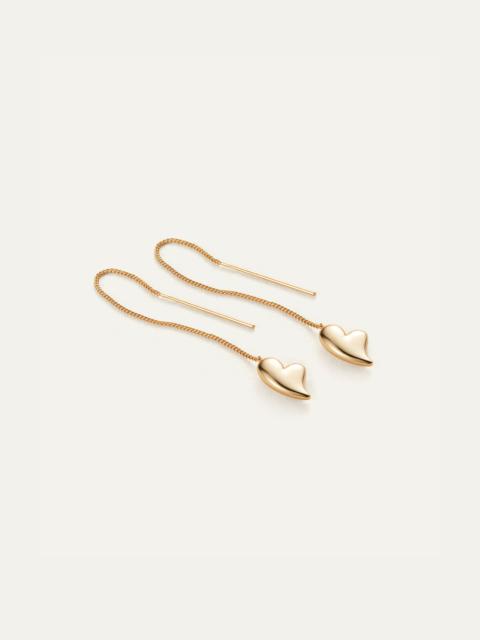 JENNY BIRD Puffy Heart Threader Earrings