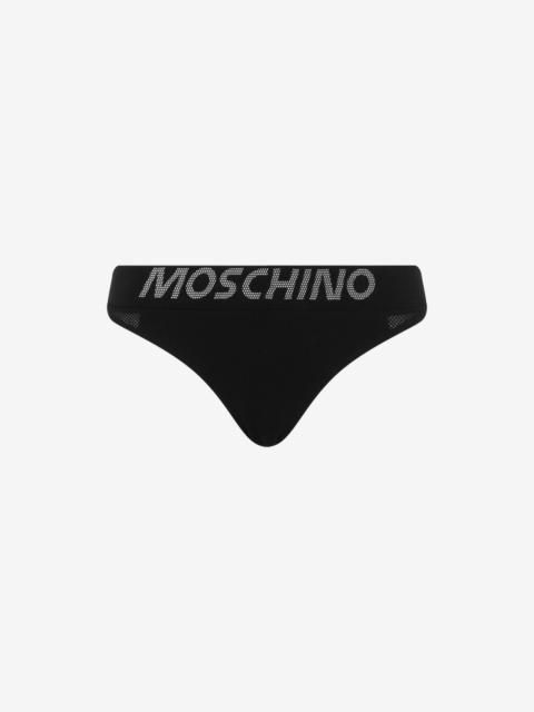 Moschino STRETCH JERSEY BRIEFS MESH LOGO