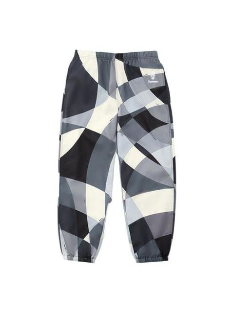 Supreme Supreme x Emilio Pucci Sport Pants 'Black White Grey' SUP-SS21-787