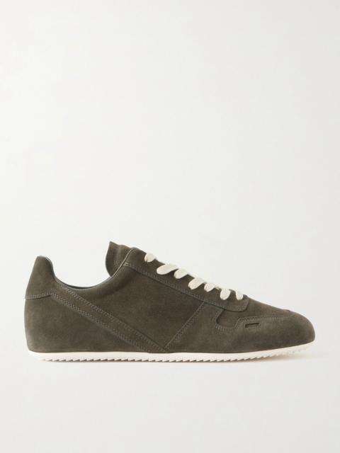 Rick Owens Minimal Suede Sneakers Army green