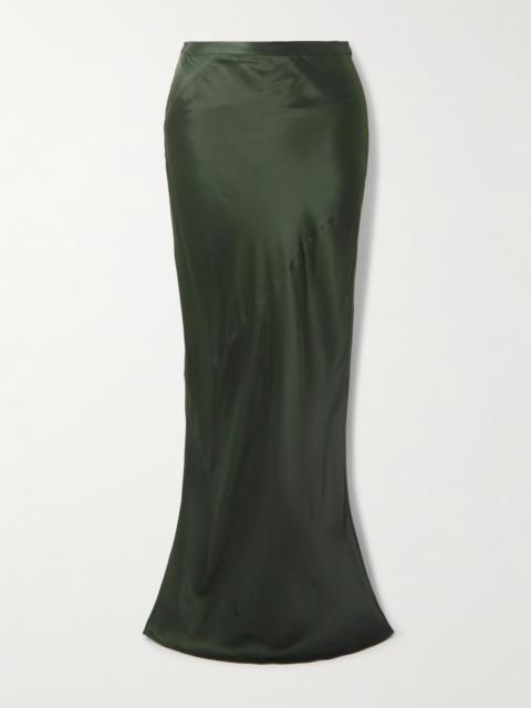 TWP My Endless Love Paneled Satin Maxi Skirt