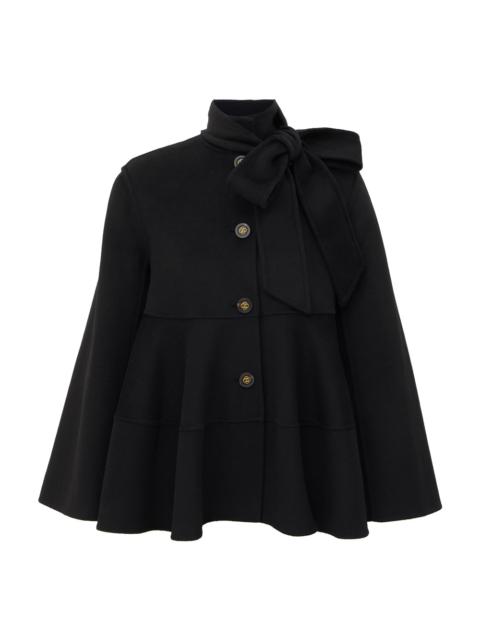 Zimmermann CLASH TIERED PUSSYBOW COAT