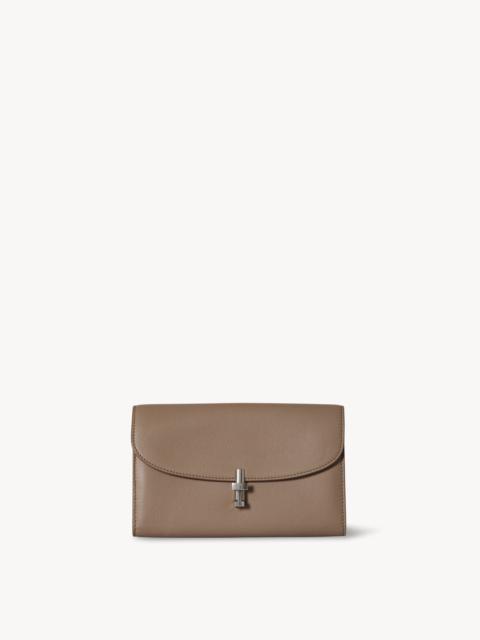 The Row Sofia Continental Wallet in Leather