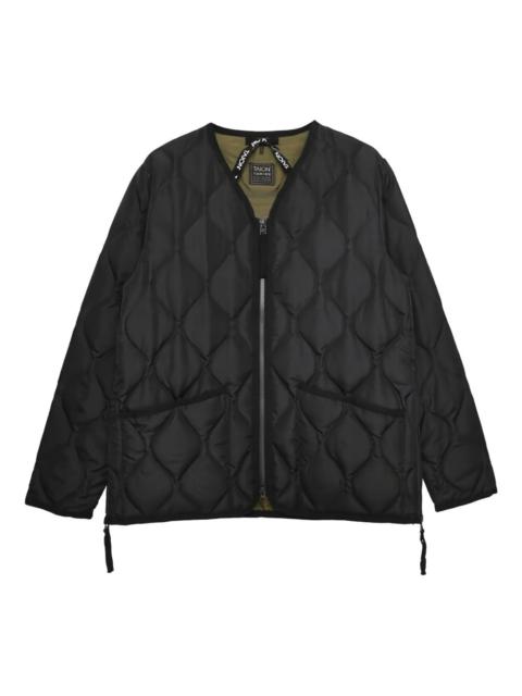TAION V-neck quilted jacket