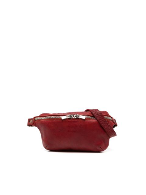 Guidi zipped shoulder bag