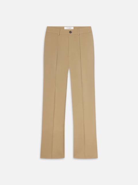 FRAME Wide Leg Trousers in Dark Tan