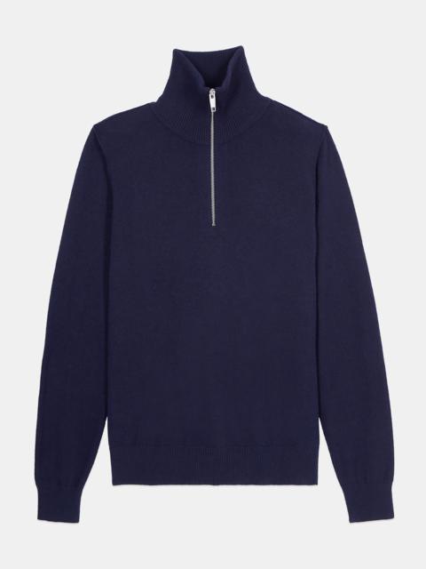 The Kooples NAVY BLUE WOOL SWEATER