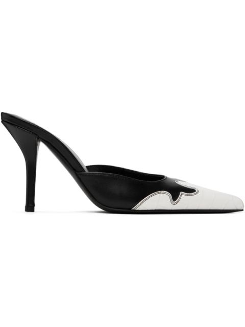 miaou Black & White GIABORGHINI Edition June Mules