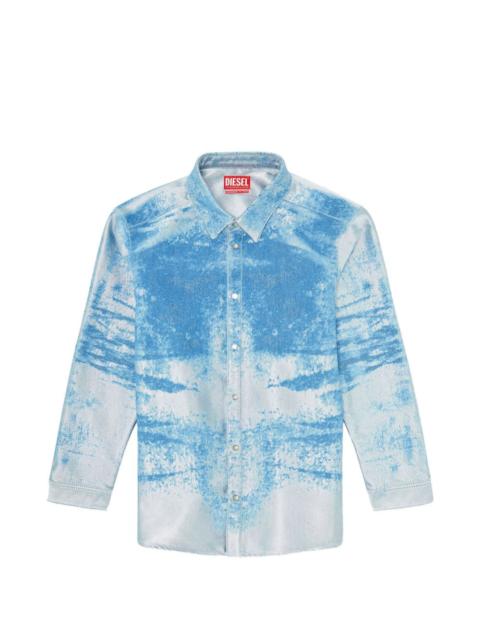 Diesel D-Kelmar denim-effect shirt