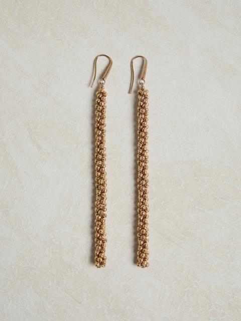 Brunello Cucinelli Stirling Silver twist earrings