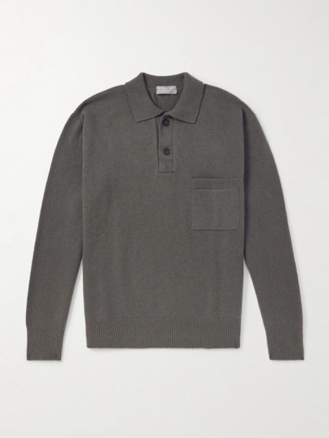 MARGARET HOWELL Merino Wool and Cashmere-Blend Polo Sweater