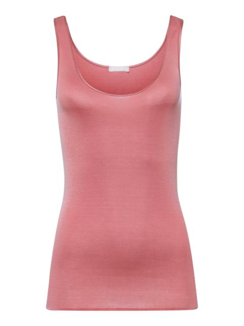 HANRO Cotton Seamless Round Neck Cotton Tank Top