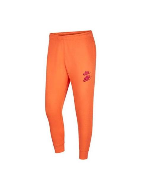 Men's Nike Casual Small Orange Sports Pants/Trousers/Joggers DD0885-842