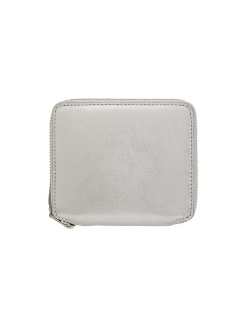 Silver Zip Wallet