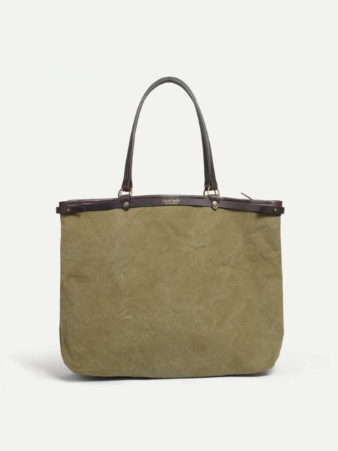 Bleu de Chauffe ADÈLE XL TOTE BAG - KHAKI US STONEWASHED