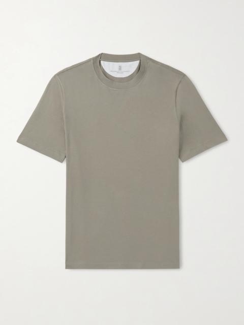 Brunello Cucinelli Cotton-Jersey T-Shirt