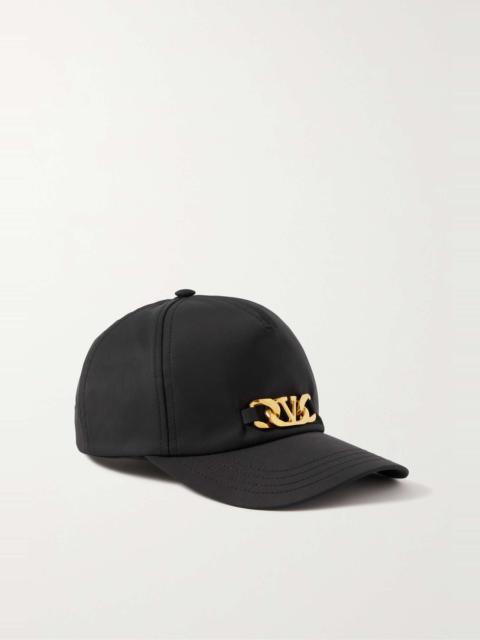 VLOGO embellished twill baseball cap