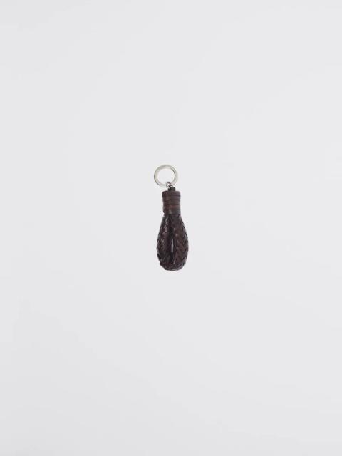 Lemaire CHEVRON LEATHER KEY RING