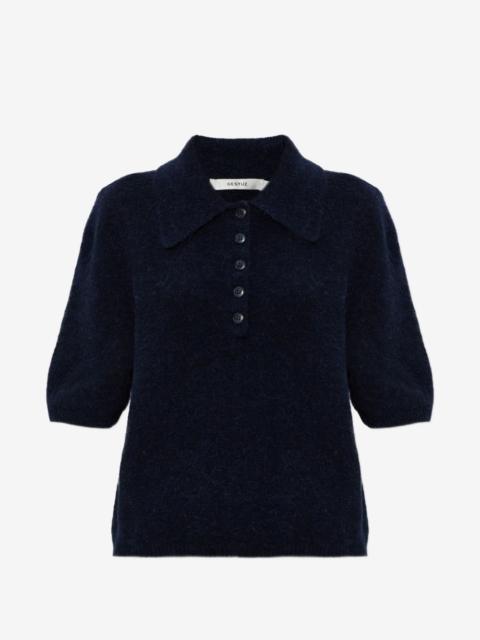 GESTUZ Gzalpha button collared polo shirt