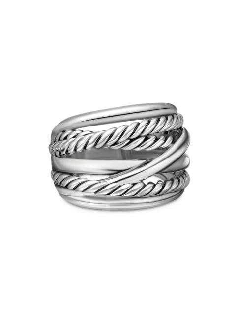 DAVID YURMAN Women's The Crossover Collection Wide Ring - Sterling Silver