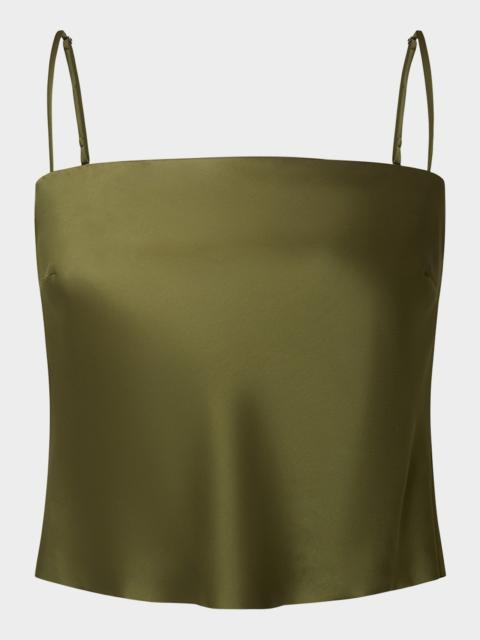 Vince Detachable-Strap Satin Top