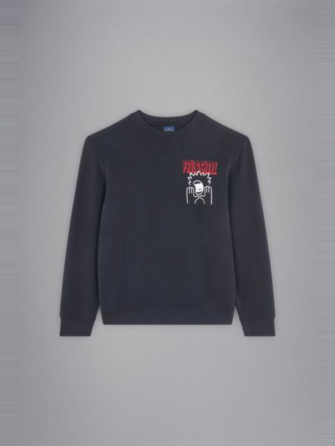 Paul & Shark SOFT ACTIVE FLEECE COTTON SWEATSHIRT WITH PRINTS