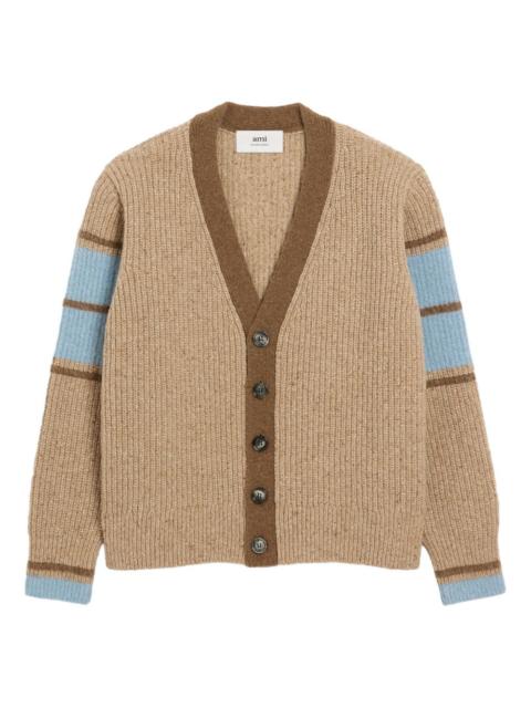 AMI Paris College wool cardigan