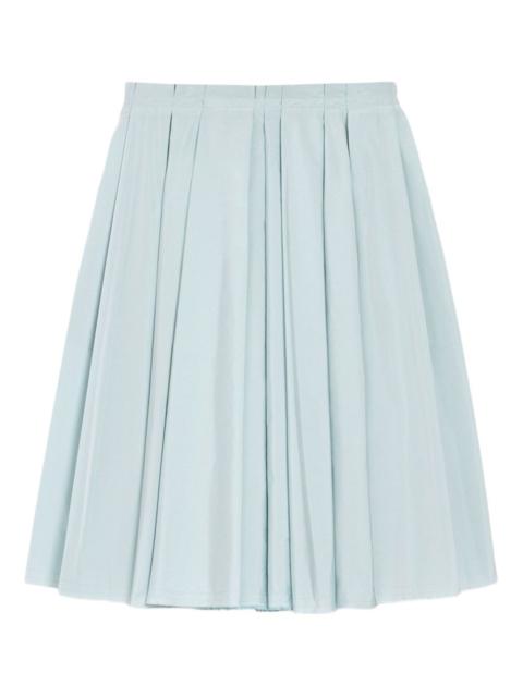 AMI Paris pleated midi skirt