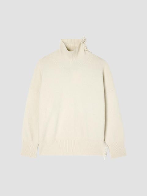 RÓHE Women's Stretch-Wool Turtleneck Sweater - Off White