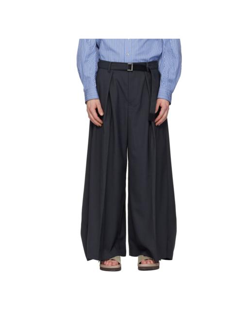 sacai Gray Suiting Trousers