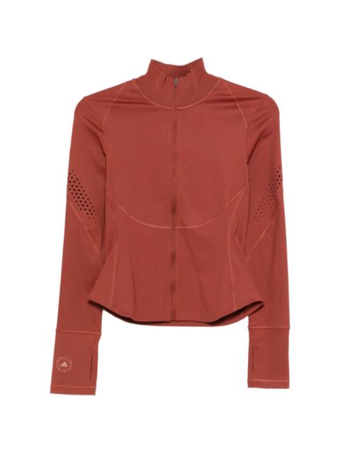 adidas perforated-detail jacket