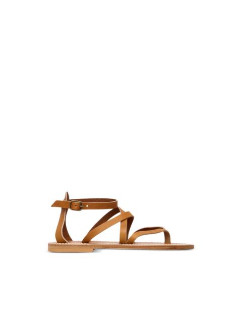 K.JACQUES Epicure multi-strap leather flat sandals