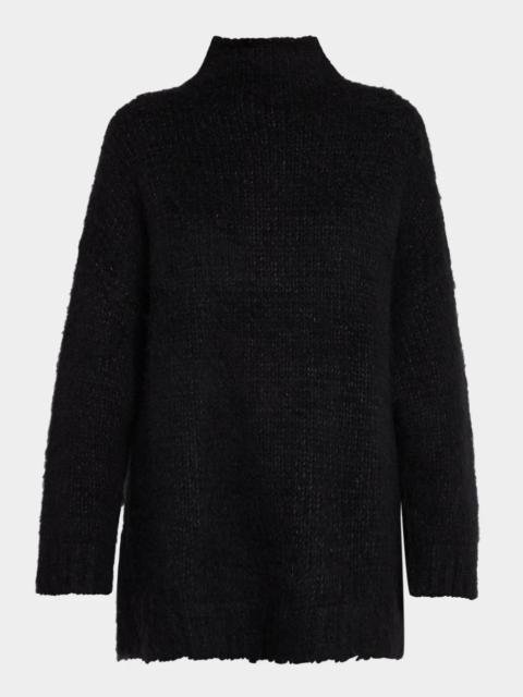 Vince Gathered Turtleneck Top