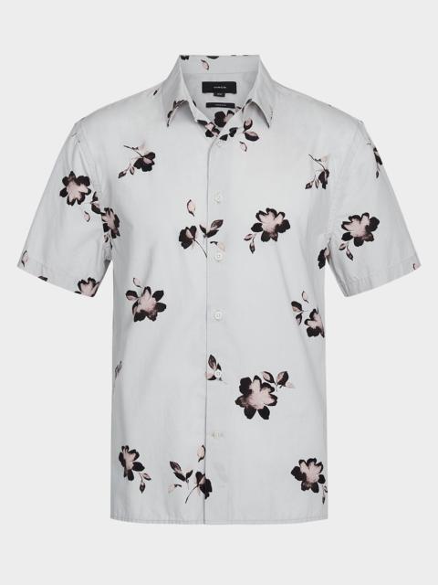 Vince Men's Cascading Floral Sport Shirt