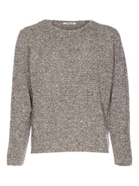 AURALEE crew-neck long-sleeved sweater