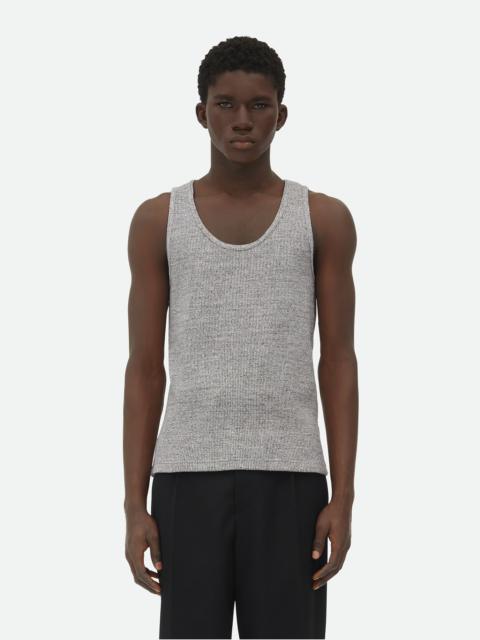 Bottega Veneta Melange Cotton Rib Tank Top