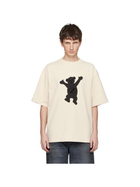 We11done Off-White Logo Teddy T-shirt